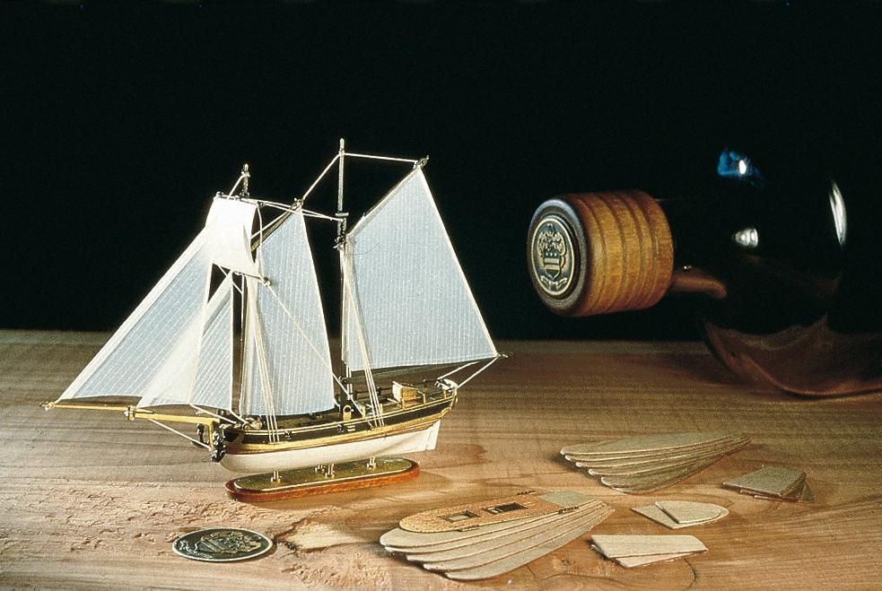 Hannah Schooner in a Bottle Ship Model Kit - Amati (1355) - Premier Ship  Models (Head Office)