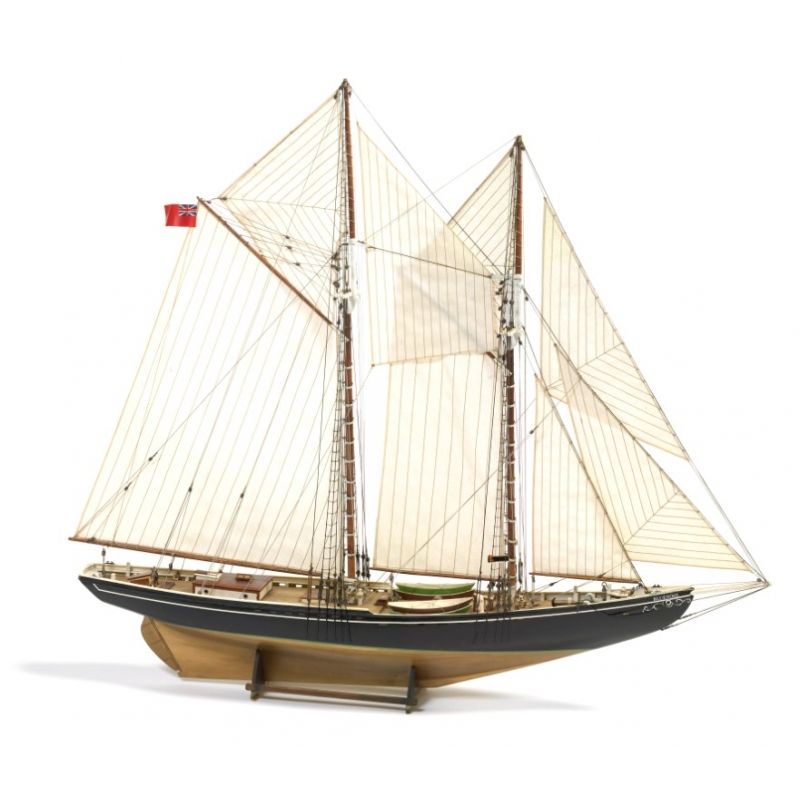 Blue Nose Model Boat Kit - Wooden Boat, Sailboat; Yacht Model, Wood Pirate;  Tall Sailing Model Ships, Historical Yachts