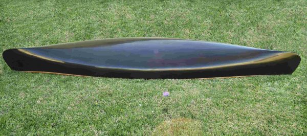 Ribbed Dark Stained Canoe (18ft) - OMH (K045)