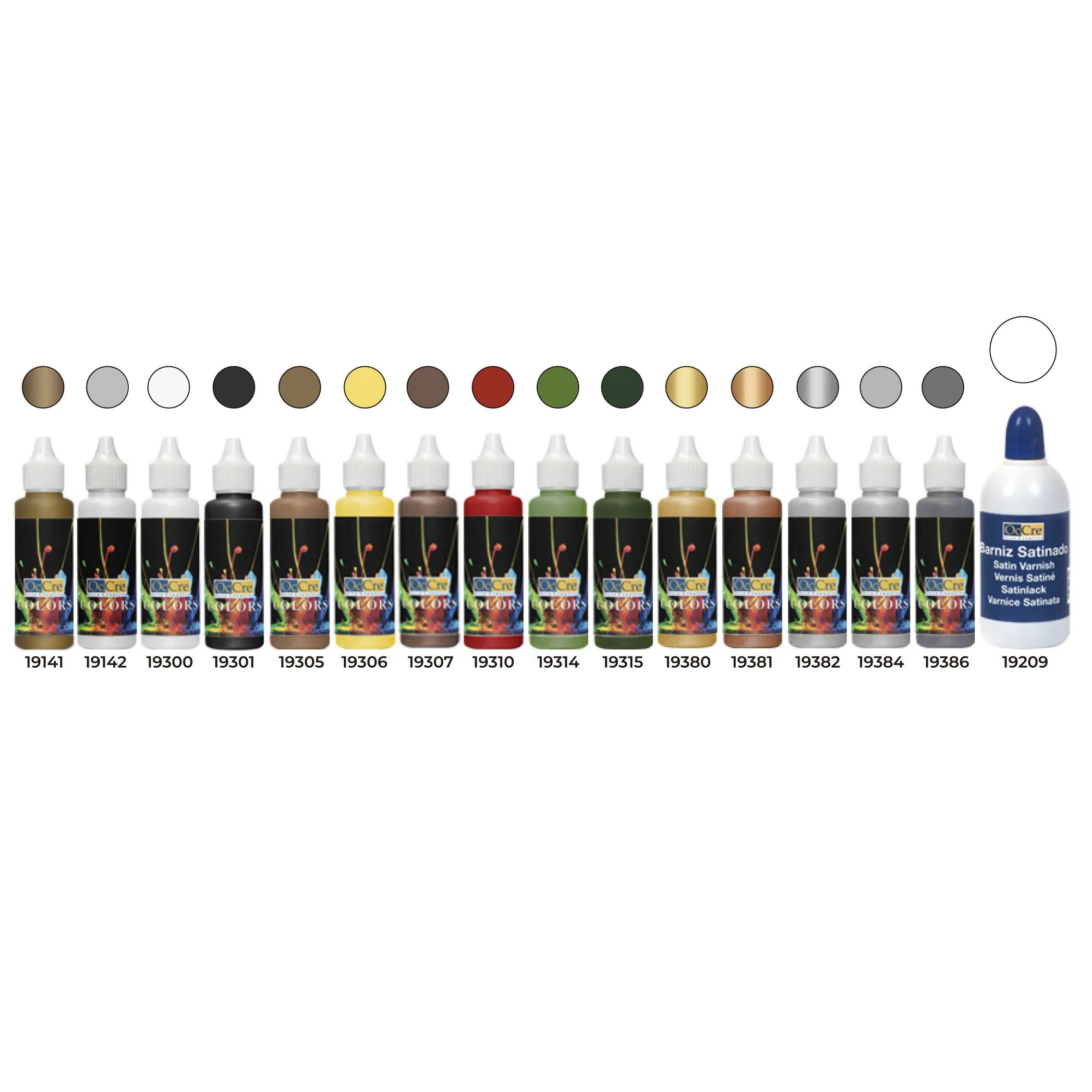 Mississippi Water Based Acrylic Paint Pack - Occre (90523)