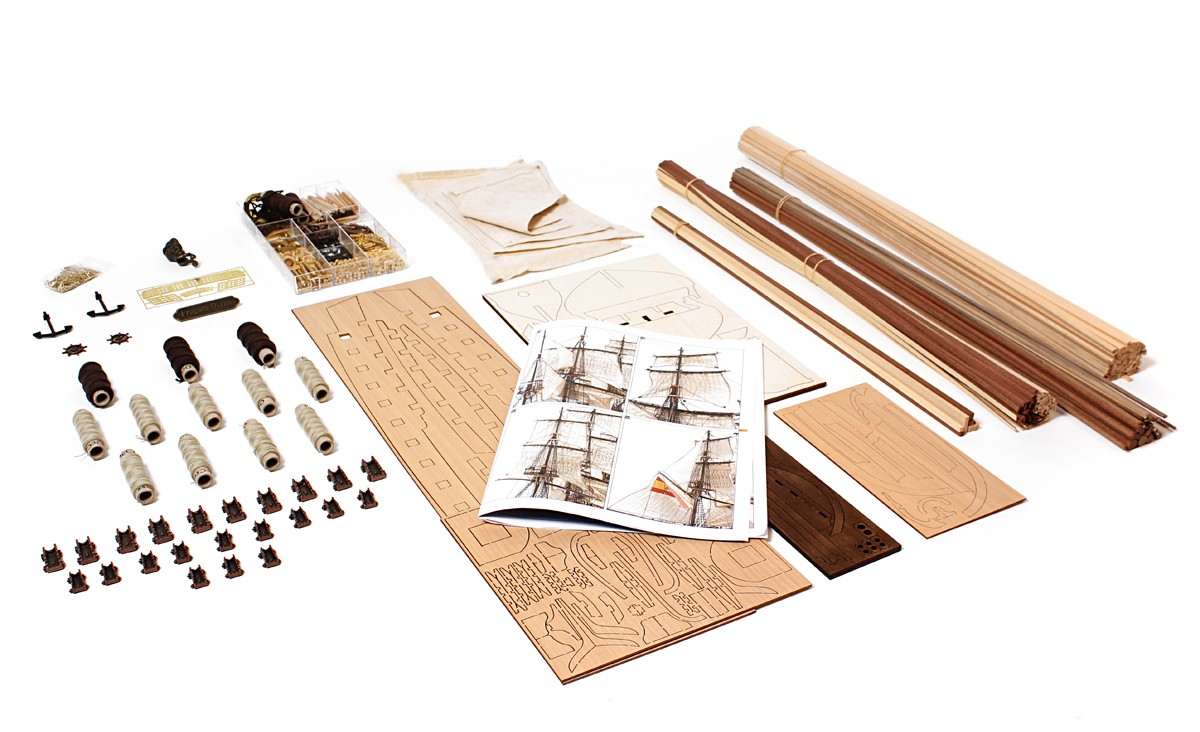 N. Senora de las Mercedes Ship Model Kit - Occre (14007) - Image 11