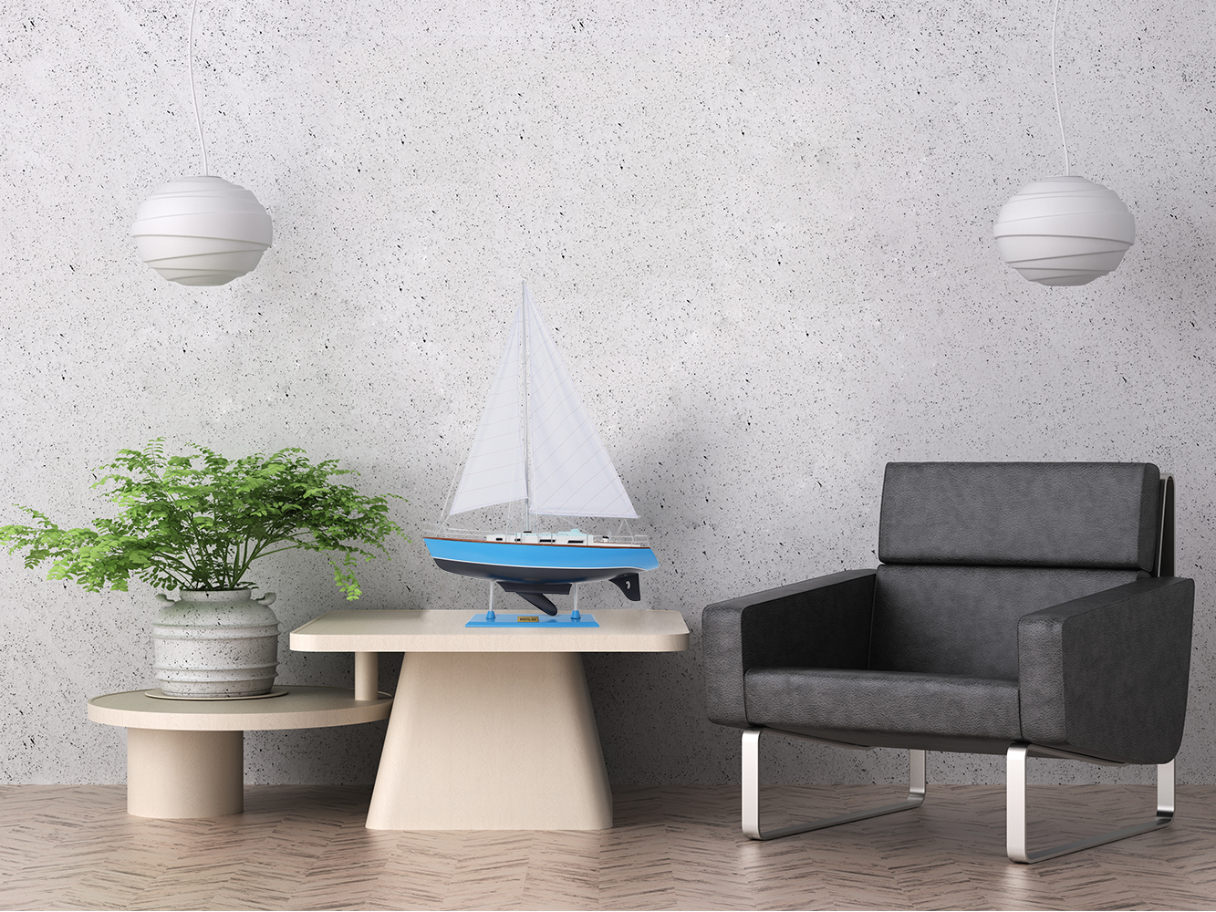 Bristol Yacht Model Ship - OMH (Y096) - Image 10