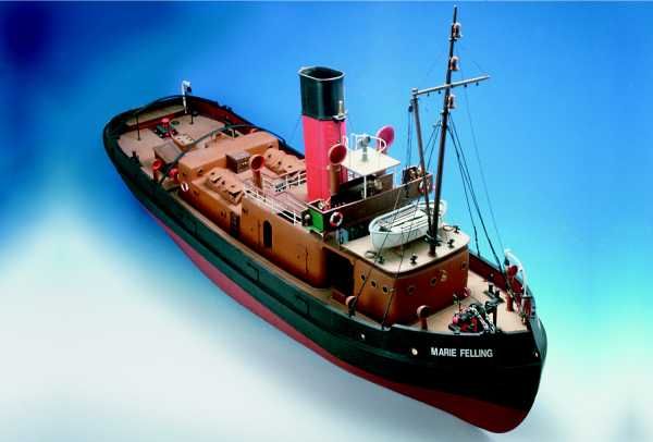 Marie Felling - Harbour Tug (Twin Screw) Model Boat Kit - Caldercraft