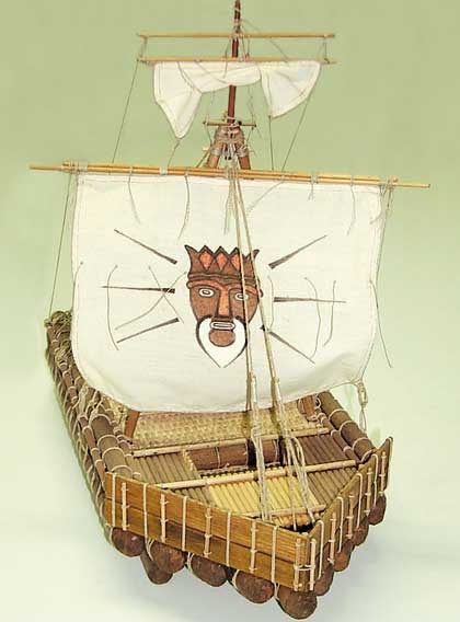 Kon Tiki Model Boat Kit - Mantua Models