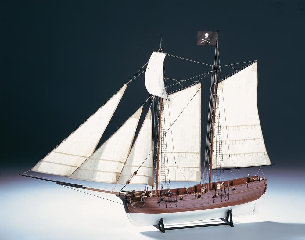 Pirate Ship "Adventure" Model Boat Kit - Amati