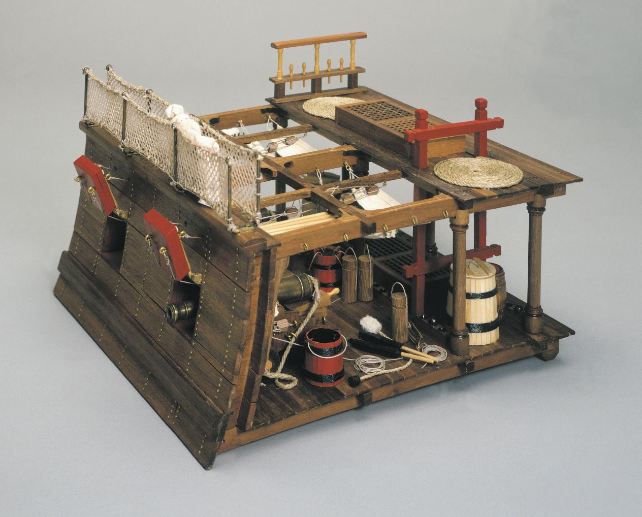 Panart Section Between Decks and Gun Bays Model Boat Kit - Panart