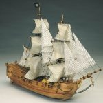 Black Falcon Model Boat Kit - Mantua Models