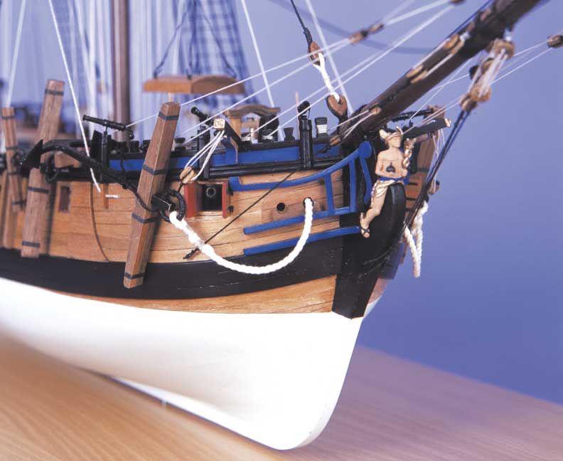 1727-9740-HM-Bomb-Vessel-Granado-Model-Boat-Kit