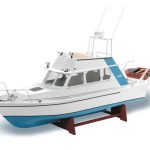 Lisa M Model Boat Kit - Krick