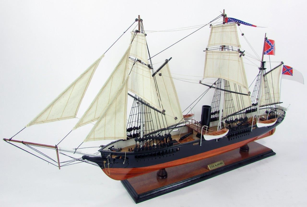 1988-11691-Css-Alabama-ship-model