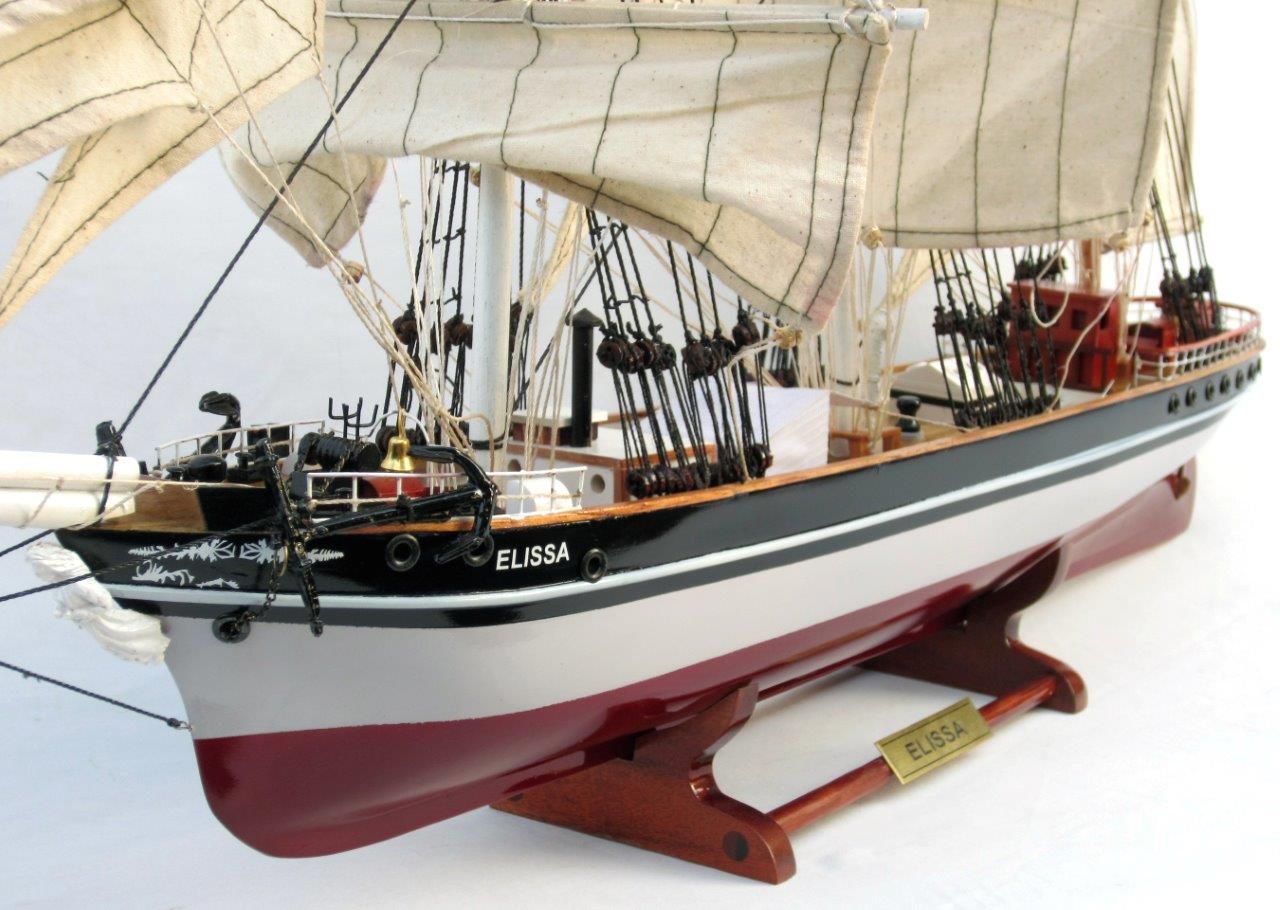 1993-11727-Elissa-Wooden-Model-Ship