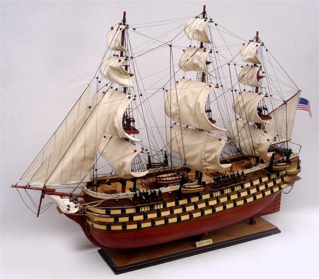 2006-11814-Uss-Pennsylvania-model-boat