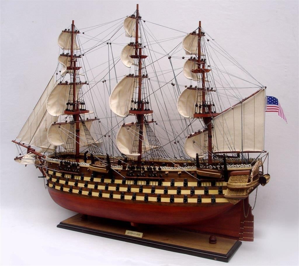 2006-11817-Uss-Pennsylvania-model-boat