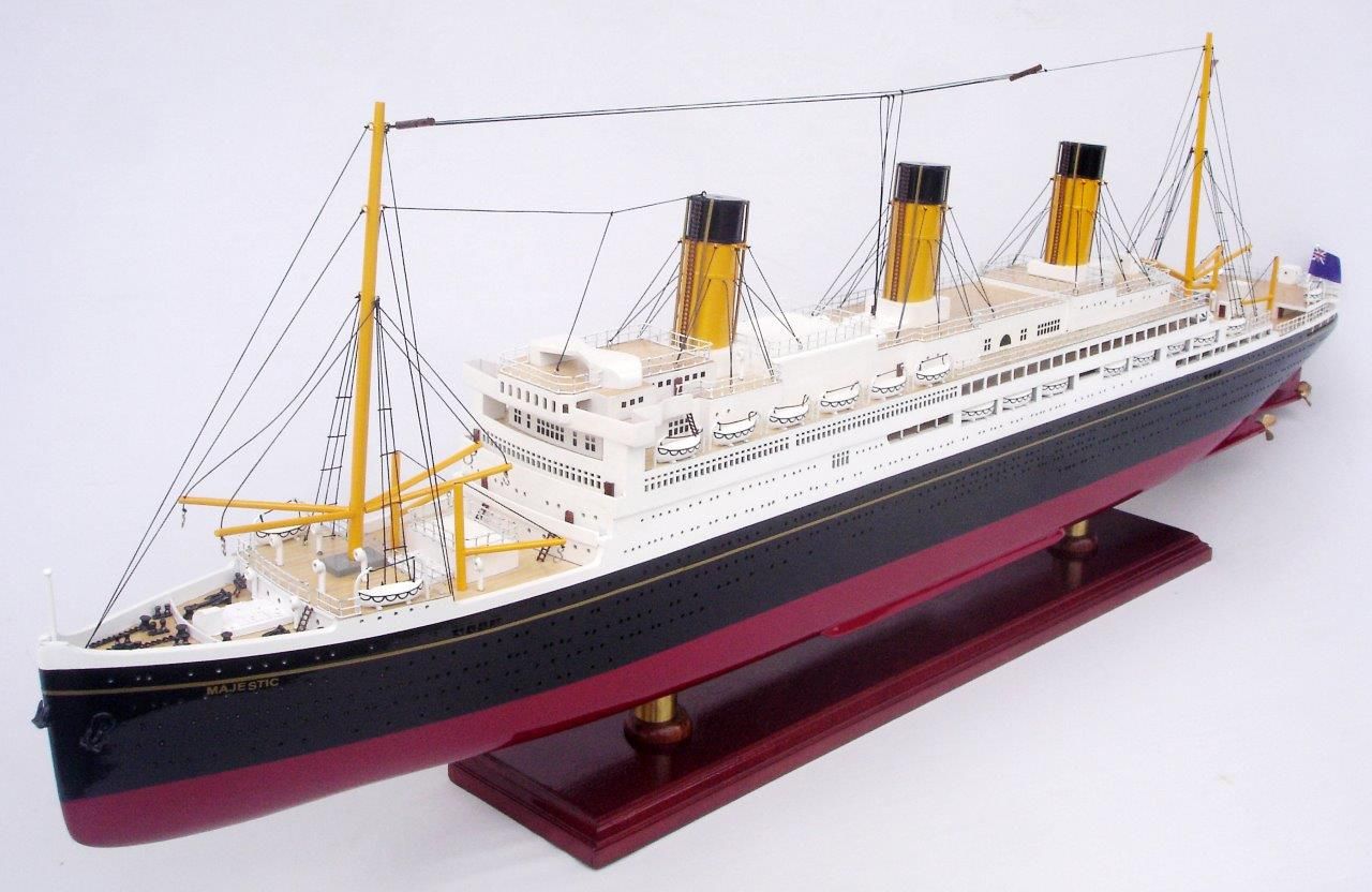 2059-12190-RMS-Majestic-wooden-model-ship