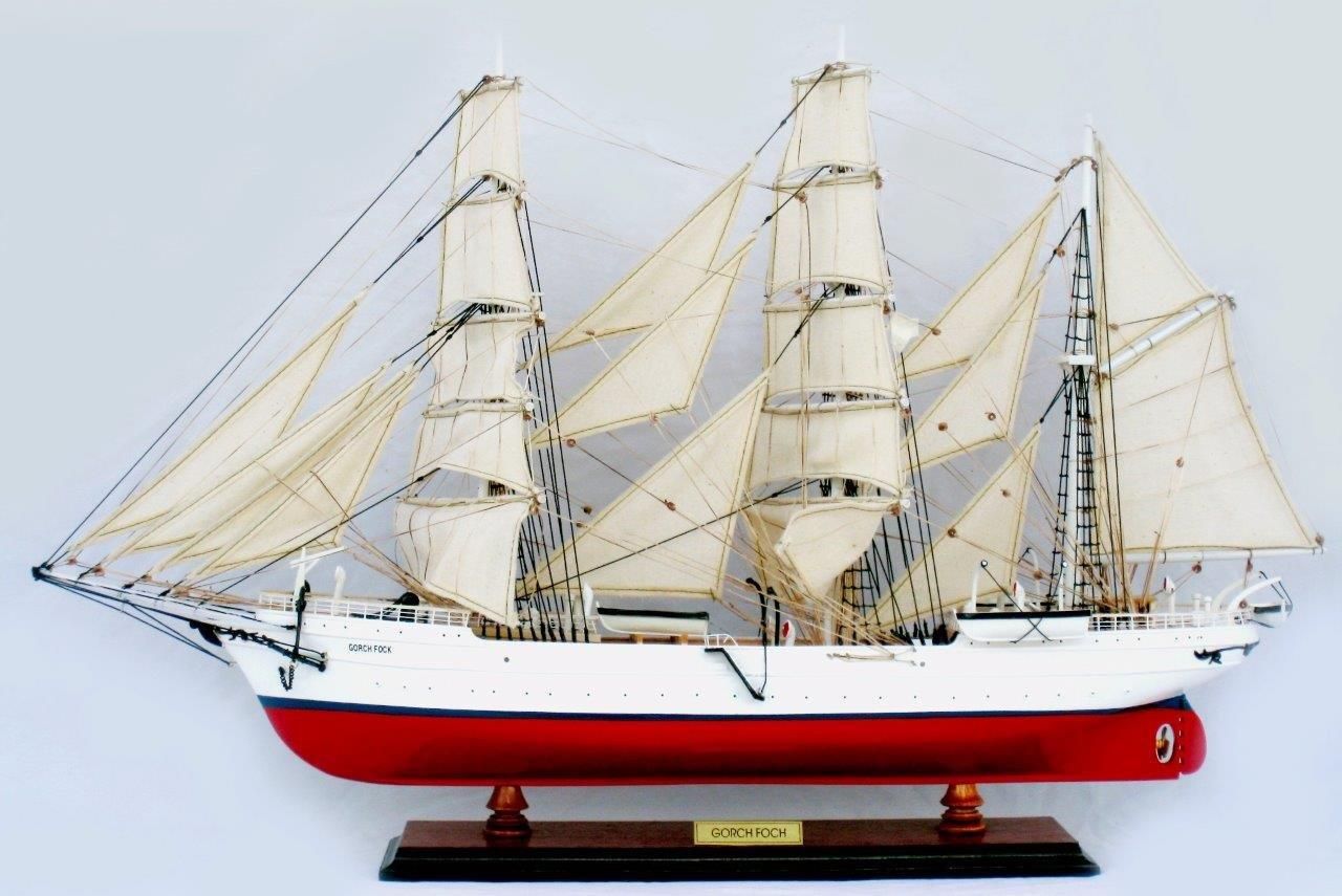 Gorch Fock I Wooden Display Ship Model - GN
