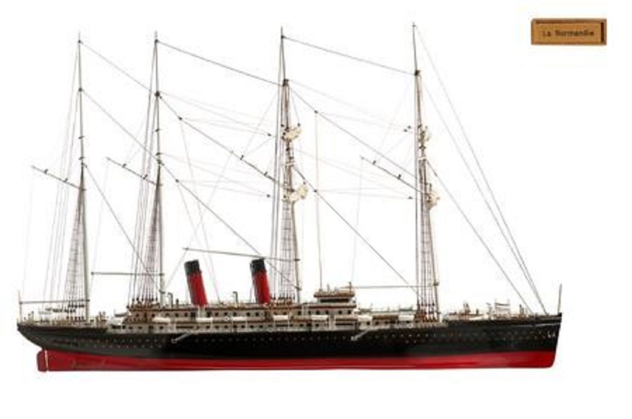 La Normandie Display Ship Model - Premier Ship Models