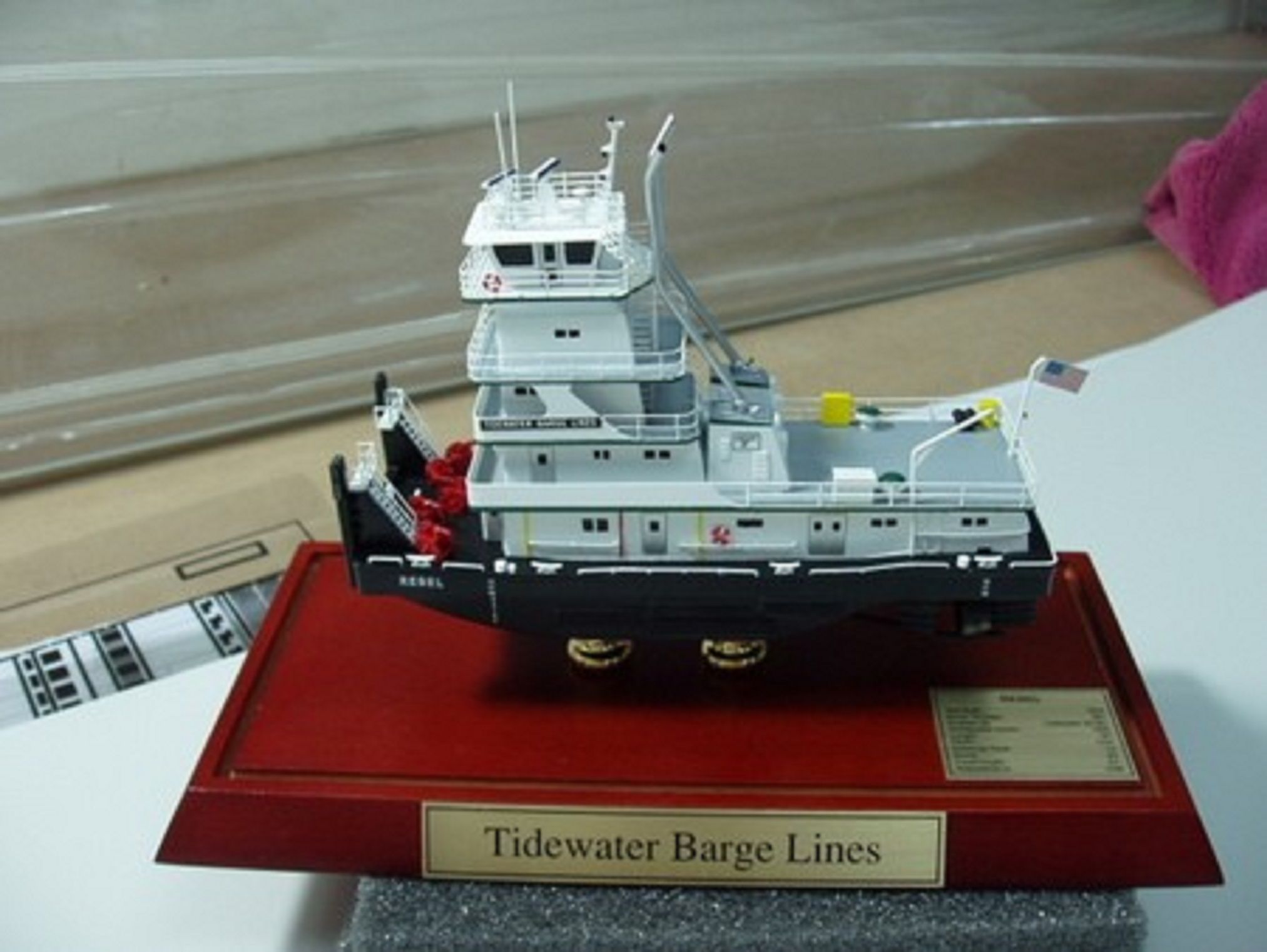 Tidewater Tugboats Display Ship Model - Premier Ship Models
