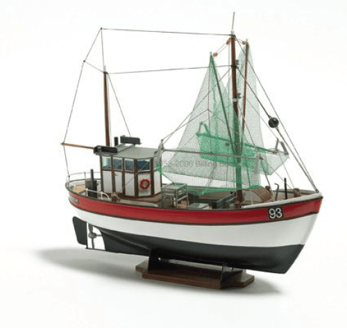 Rainbow Fishing Cutter Model Boat Kit - Billings Boats