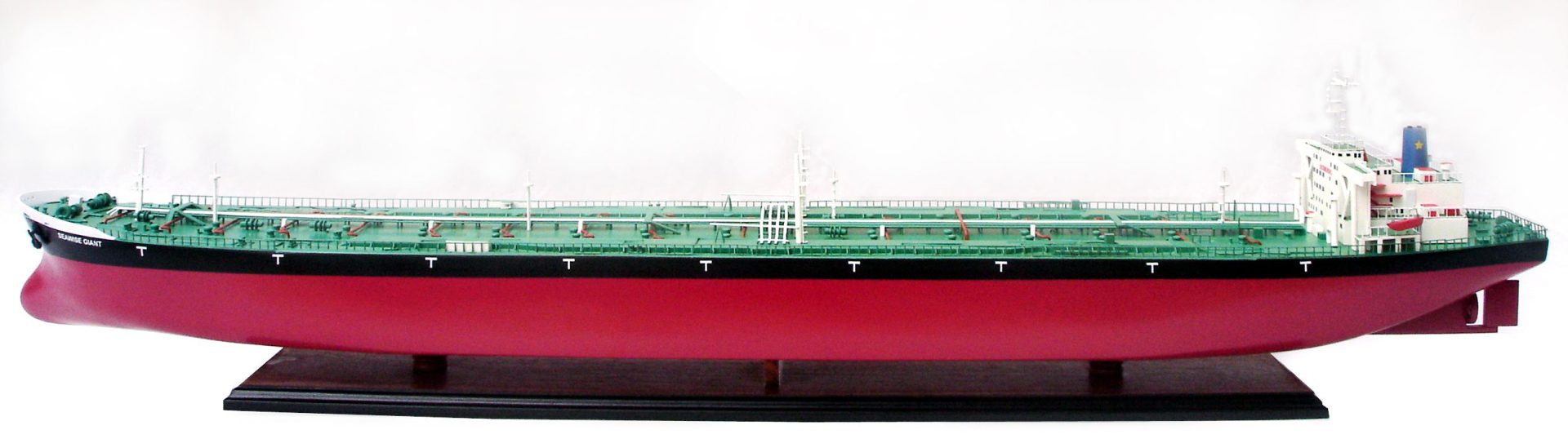 Seawise Giant Wooden Display Ship Model - GN