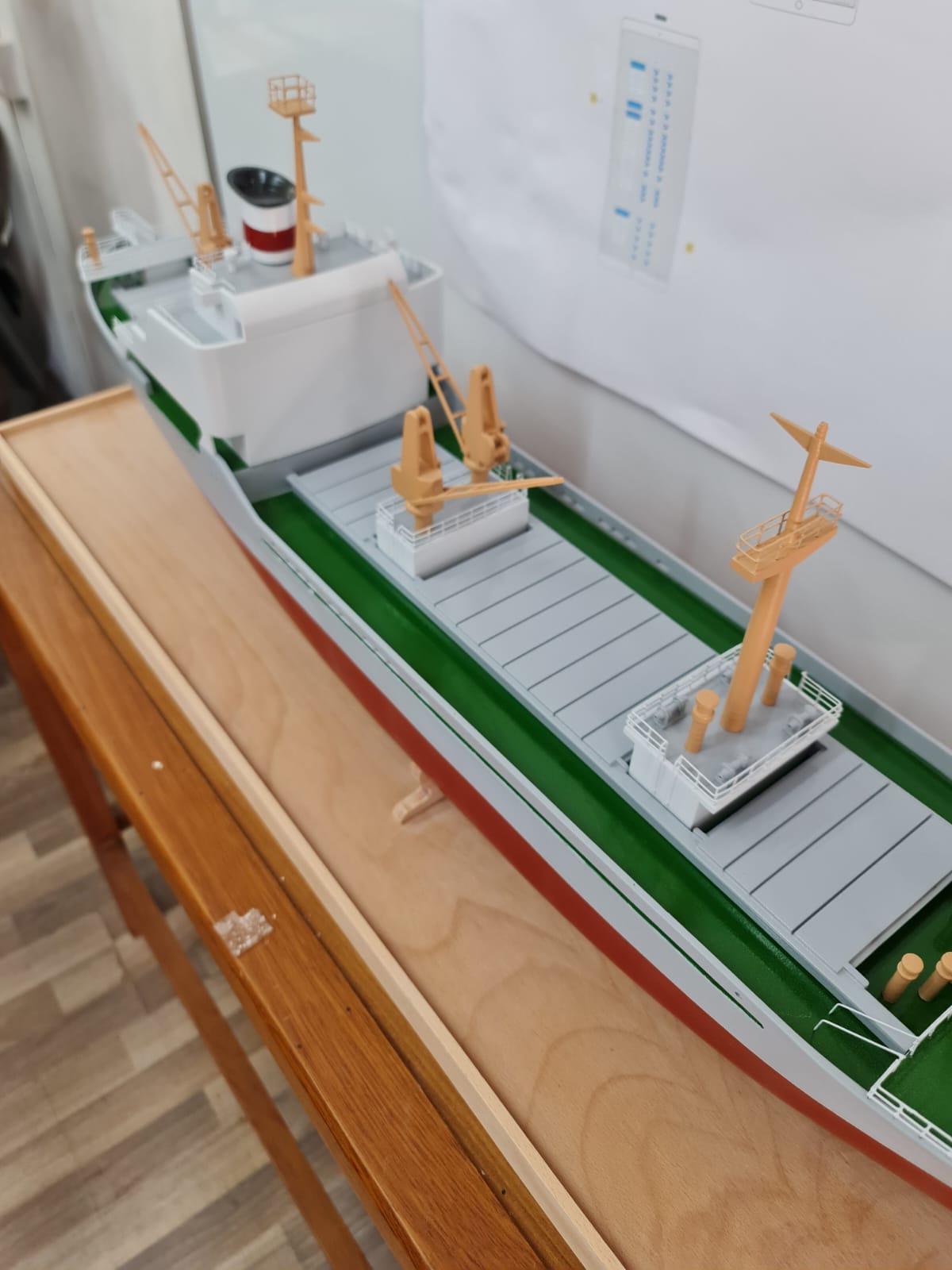 Komsomolets Uzbekistana Cargo Display Ship Model - Premier Ship Models