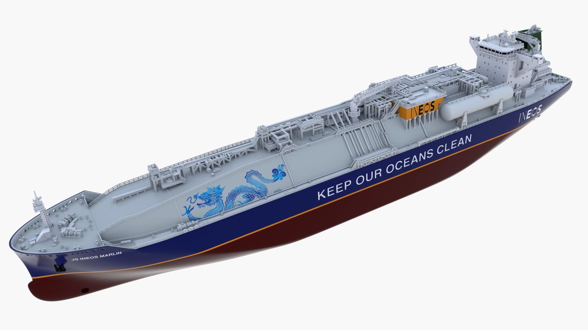 Ineos Custom Display Ship Model - Premier Ship Models