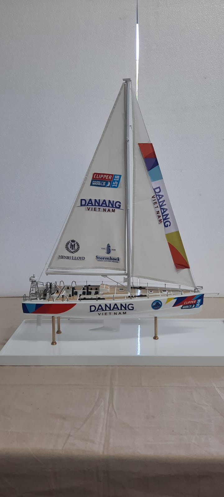 Clipper 70 Custom Modern Sailing Yacht Display Ship Model - Premier Ship Models