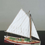 Flattie Fishing Boat Model Kit - Corel