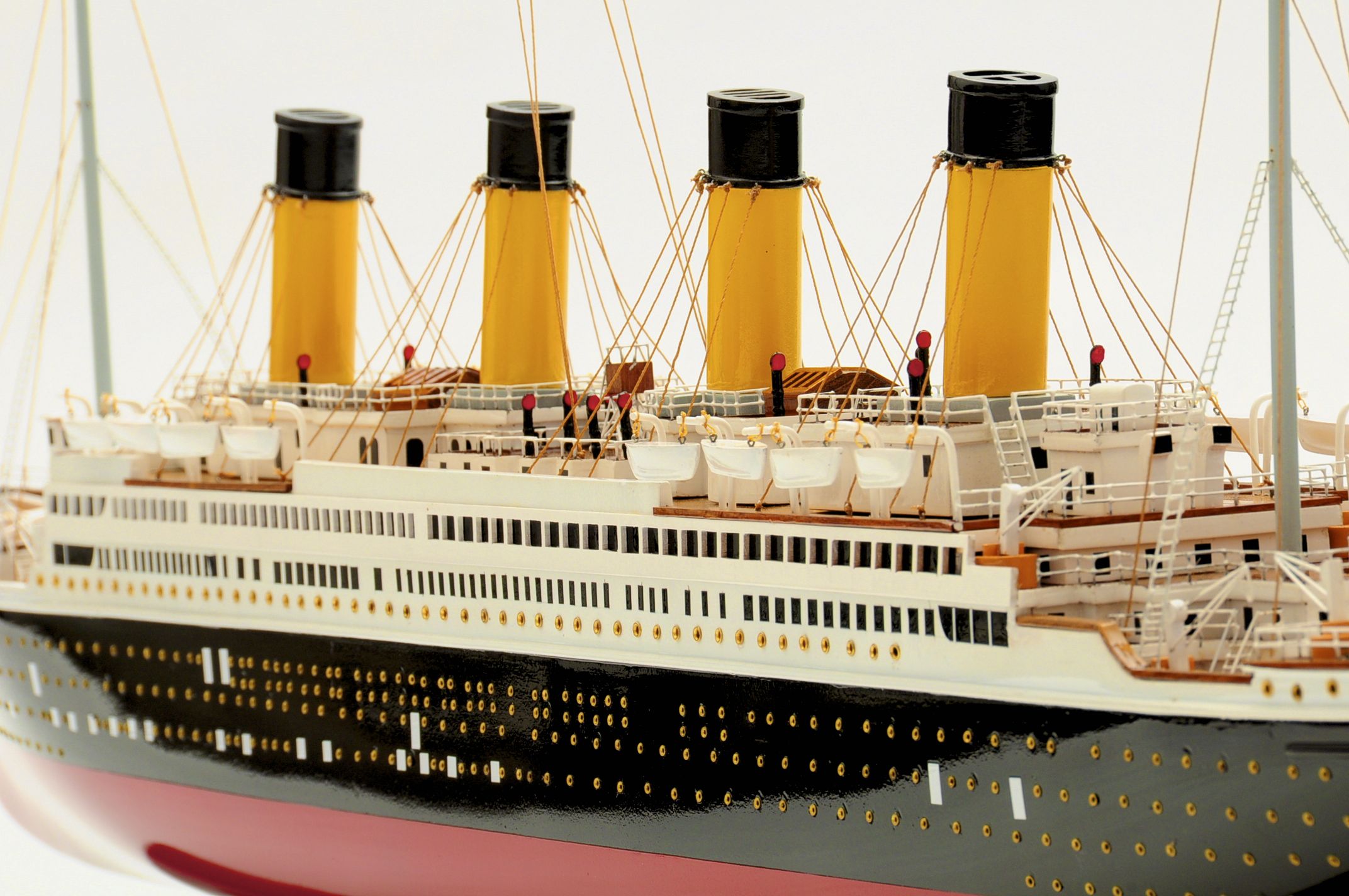 RMS Titanic Ship Model ,handcrafted,ready made,wooden,tall