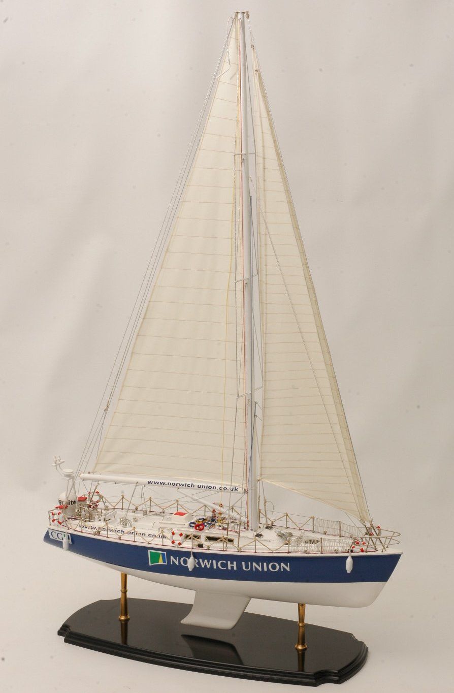 Norwich Union model yacht