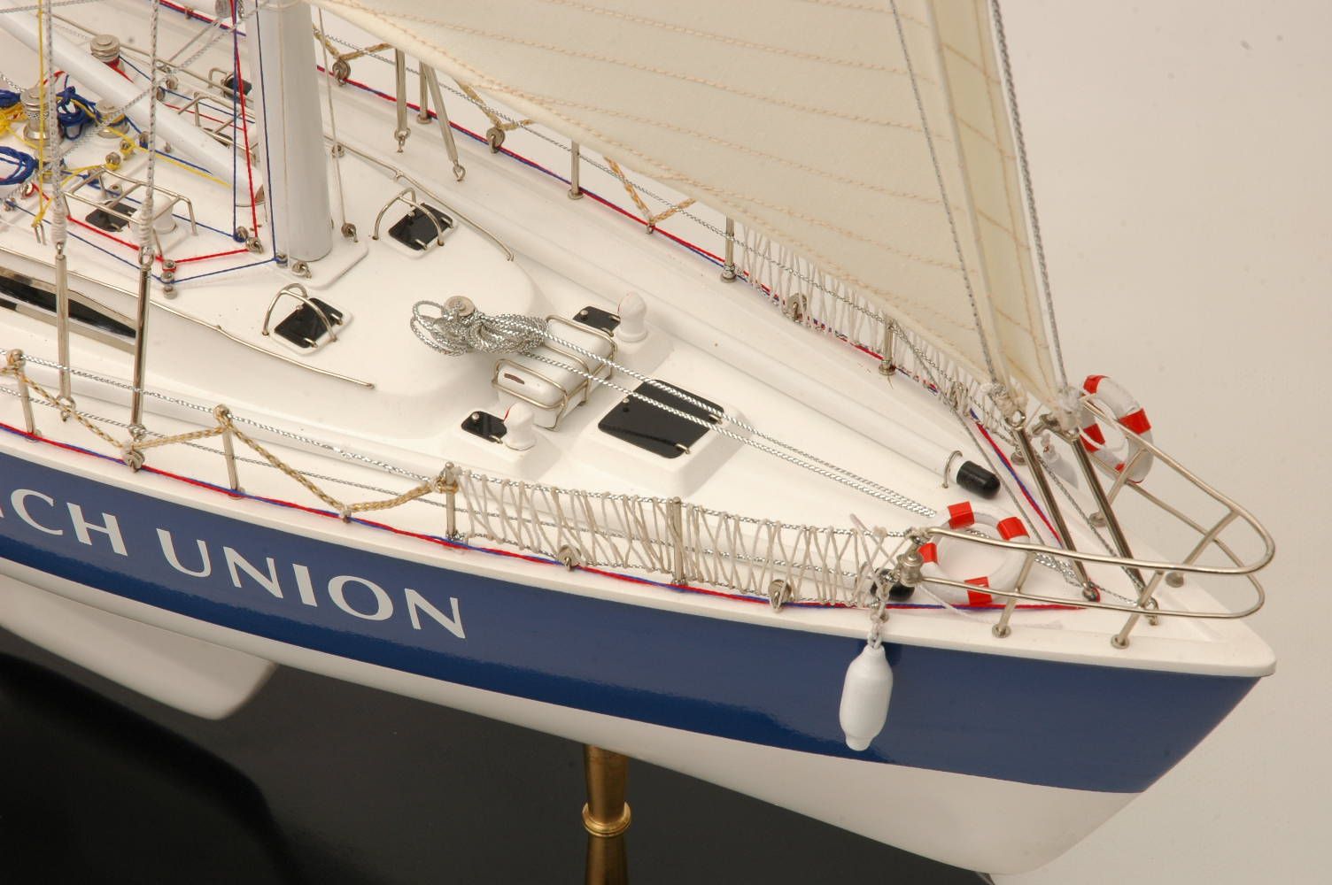 Norwich Union model yacht