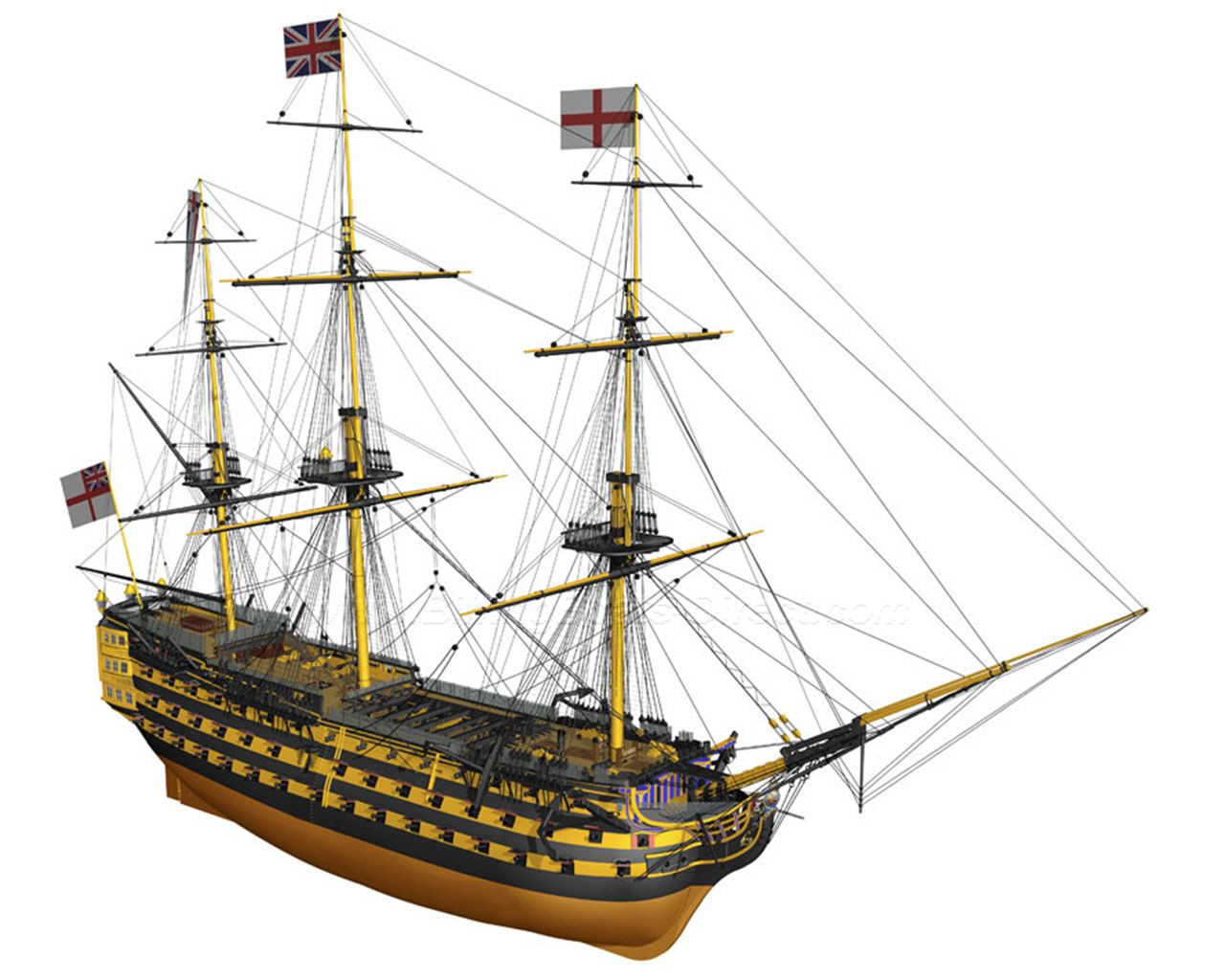 English Ship Models Nelson