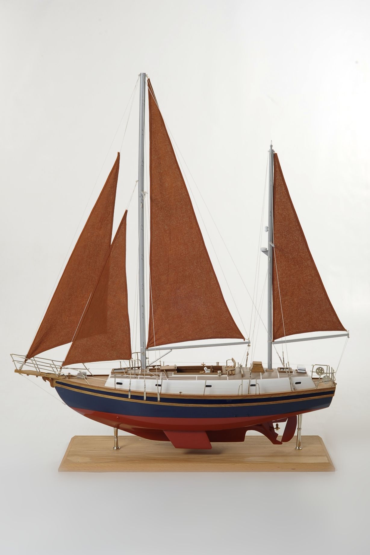 steel sailing yacht