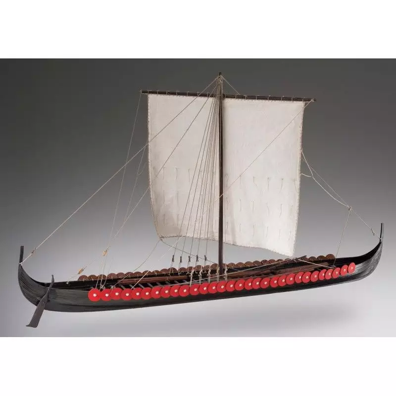 Viking Longship Model Boat Kit Scale 1 to 35 - Dusek (D005)
