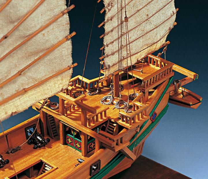Chinese Pirate Junk Boat Kit - Amati (1421) - Premier Ship 