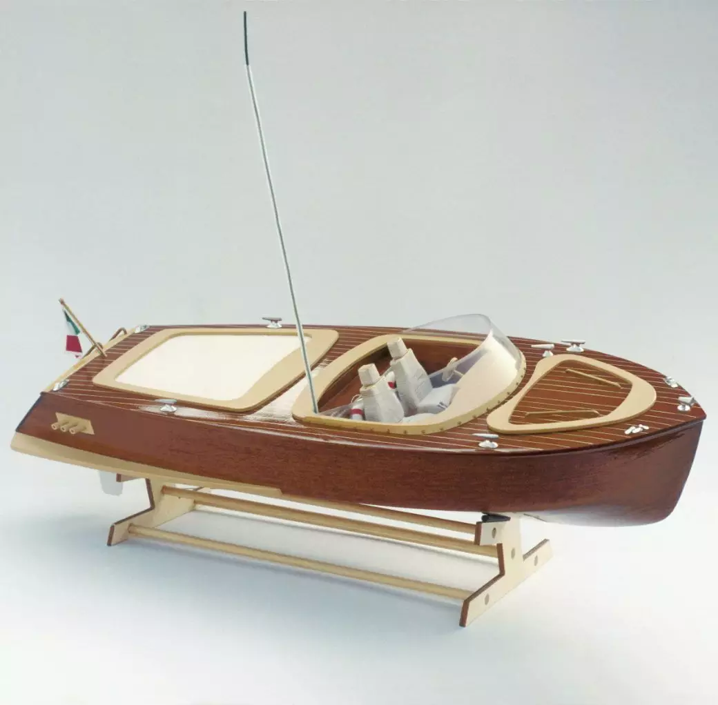 Mantua Models Mincio Motor Launch Boat Kit HPS/704 