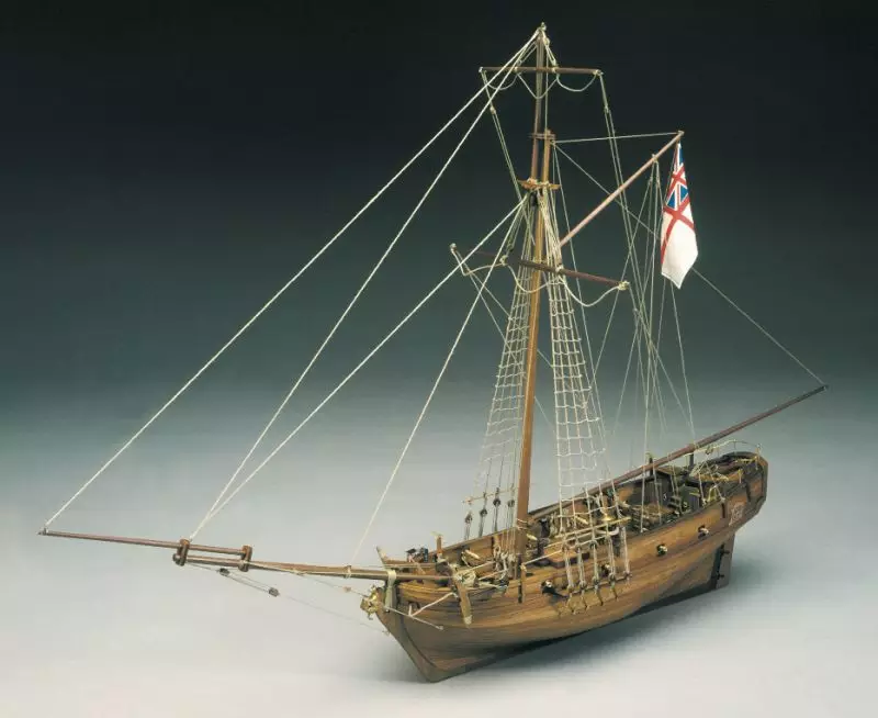 HMS Sharke Sloop Model Ship Kit - Sergal (783)