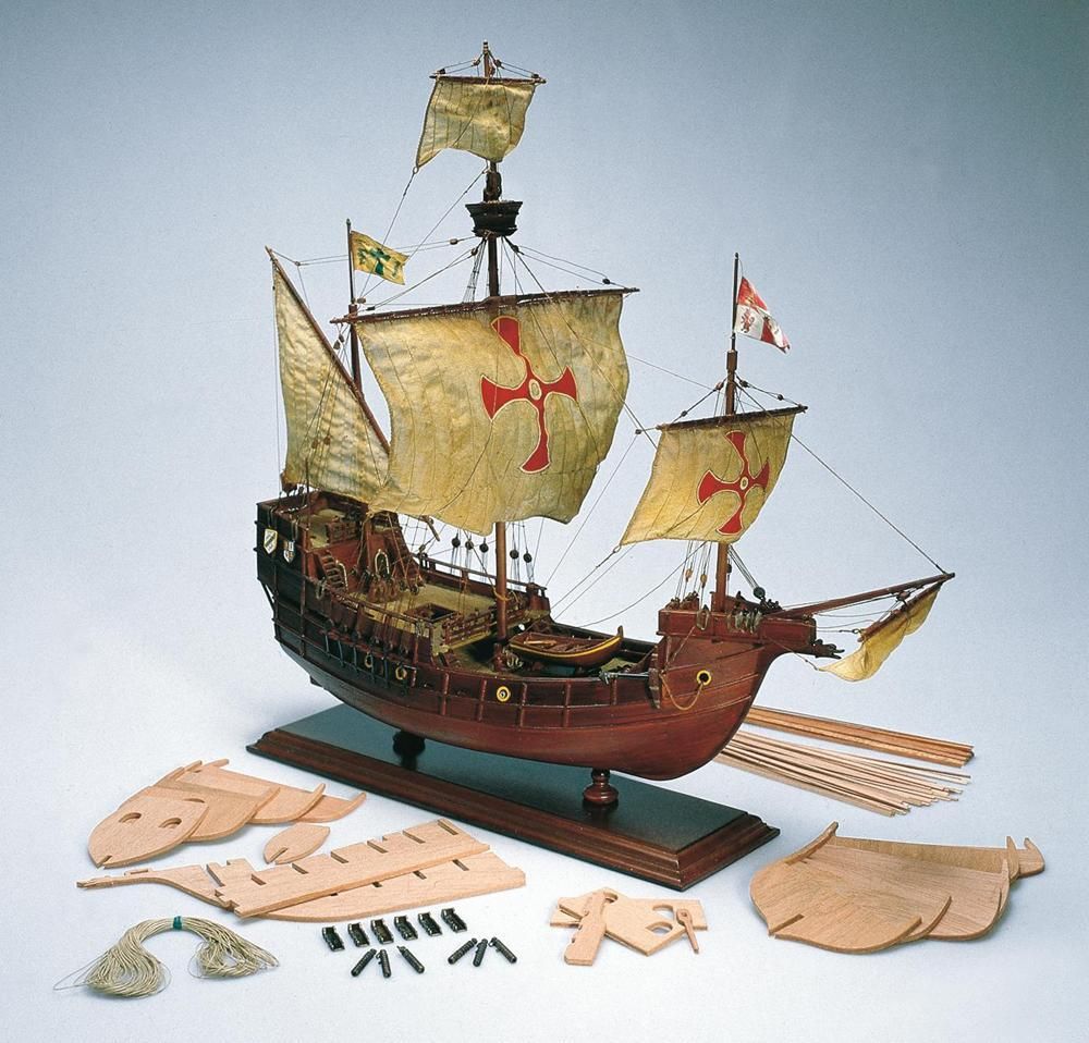 Santa Maria Model Boat Kit Scale 1 to 65 - Amati (1409)