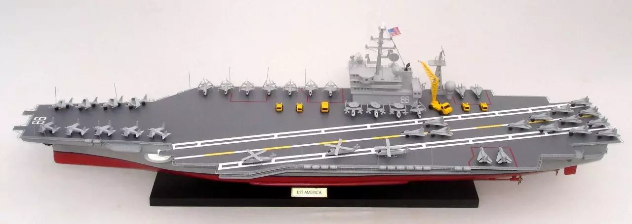 Arii-11 618110 USS Aircraft Carrier America CVA/CV-66 1/800 scale kit Microace 