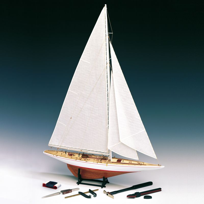 Rainbow Yacht Scale 1:80 Model Boat Kit - Amati (1700/11)