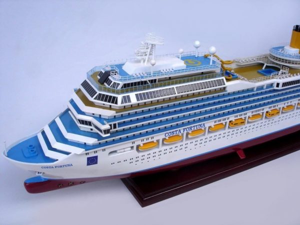 Costa Fortuna Wooden Model Boat - GN