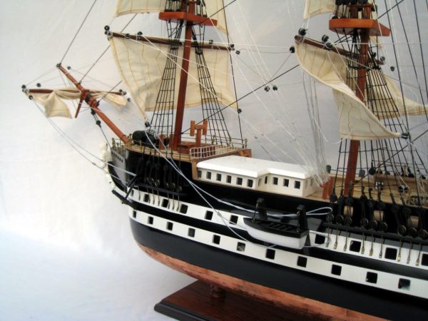 HMS Conway Ship Model (with Copper Plates on Hull) - GN