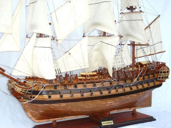 Le Superbe Ship Model with Copper Hull - GN