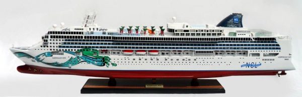Norwegian Jade Wooden Model Ship - GN