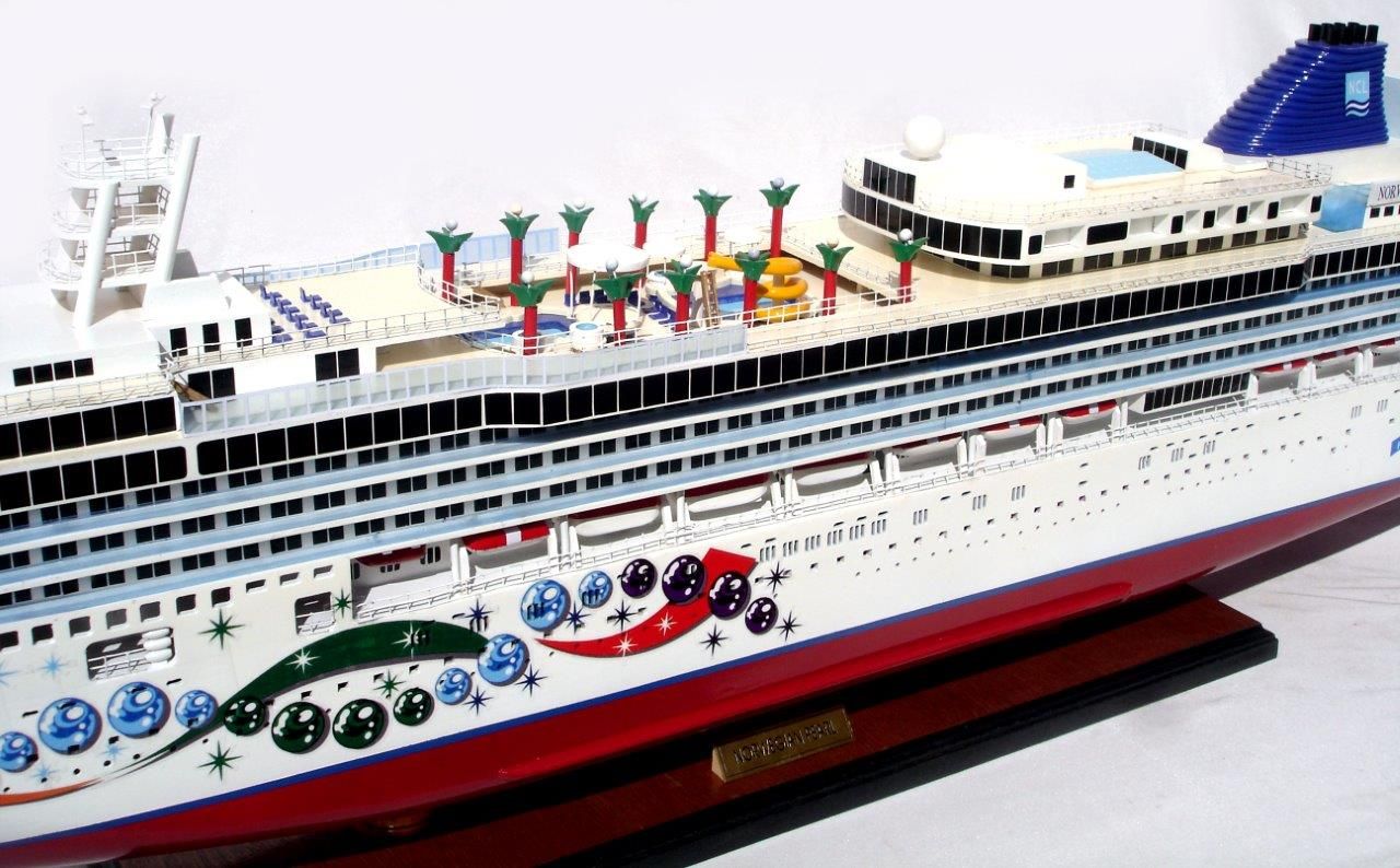 Norwegian Pearl Handmade Cruise Ship Model 40" 