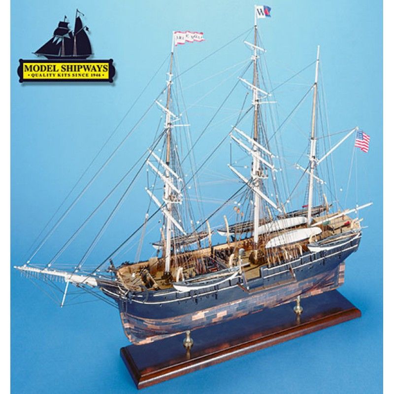 Charles. W. Morgan Whaling Bark Ship Kit - Model Shipways (MS2140)