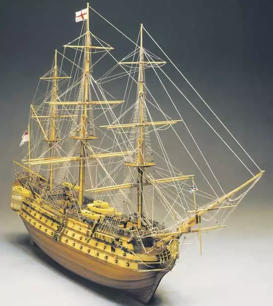 HMS Victory Model Ship Kit Scale 1 to 98 - Mantua Models (776)