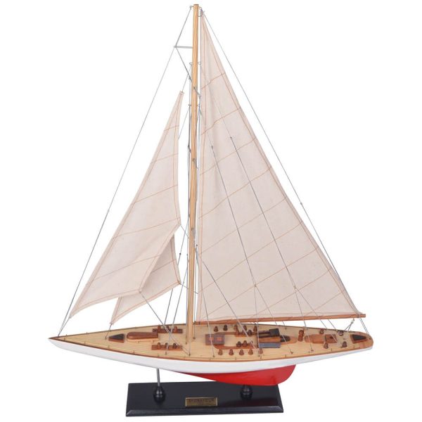 Endeavour Model Yacht Red/White (Standard Range) - AM (AS154)