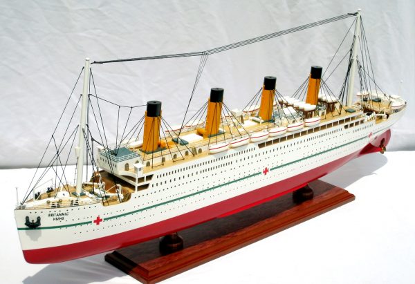 HMHS Britannic Wooden Model Ship - GN