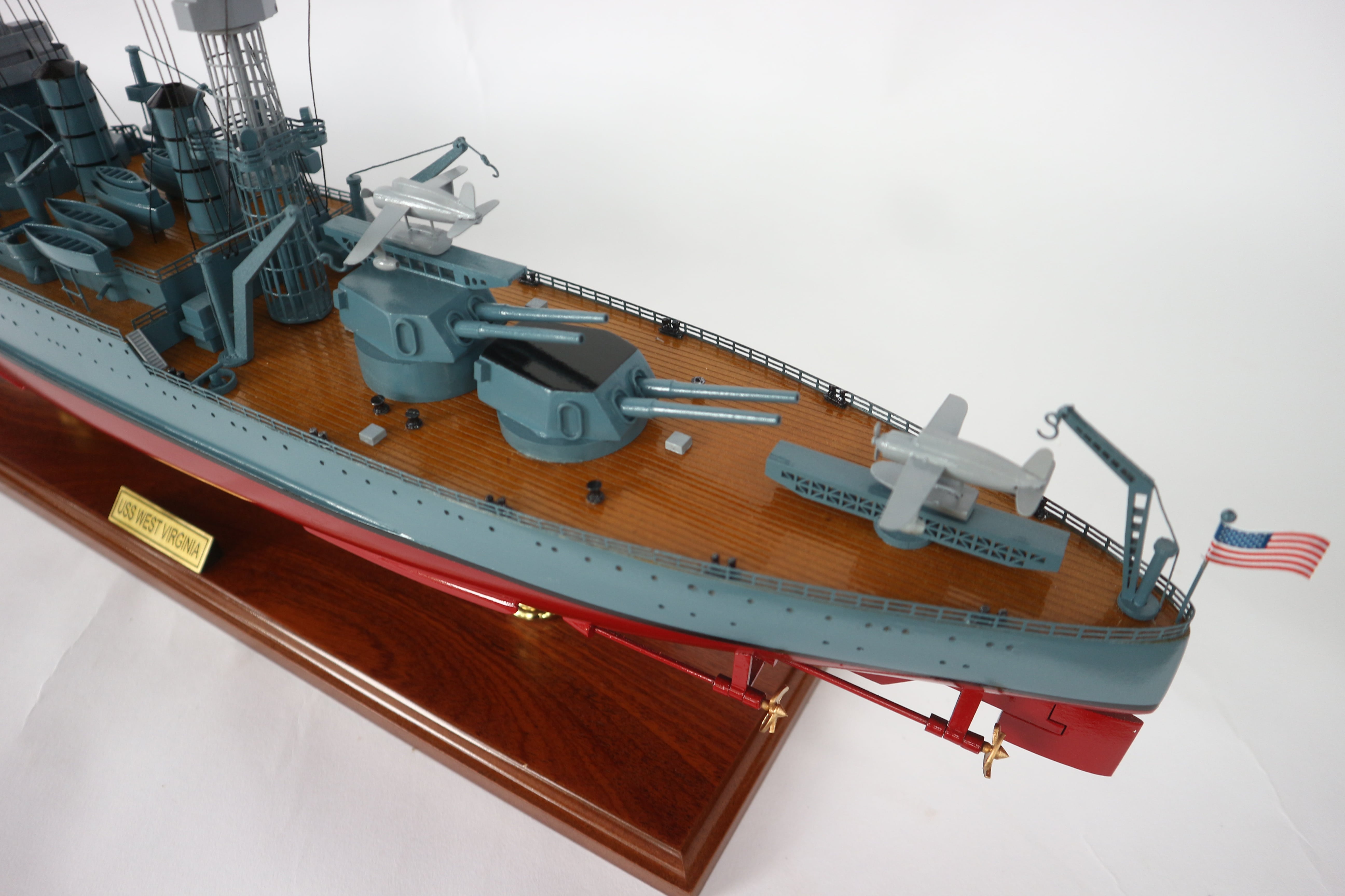 USS West Virginia Model Boat - GN