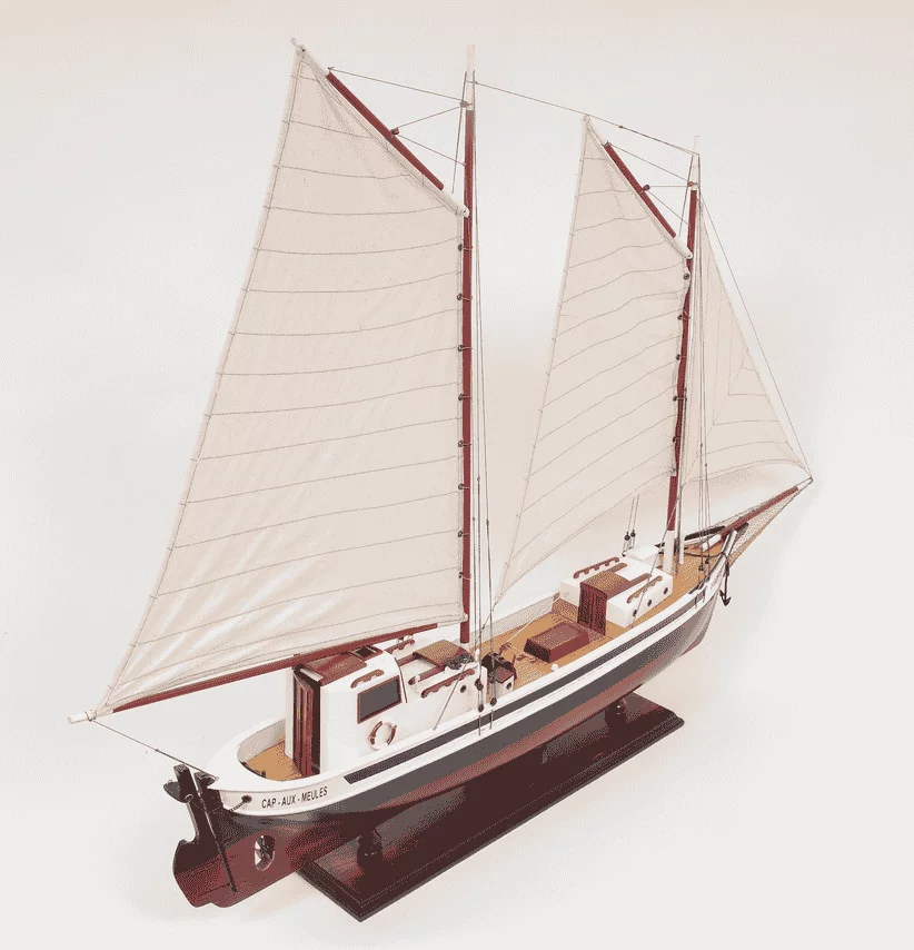 La Gaspésienne Painted Model Ship - OMH (Y110)